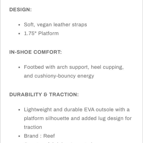 BNWOT Reefs Sandals - Picture 3 of 9